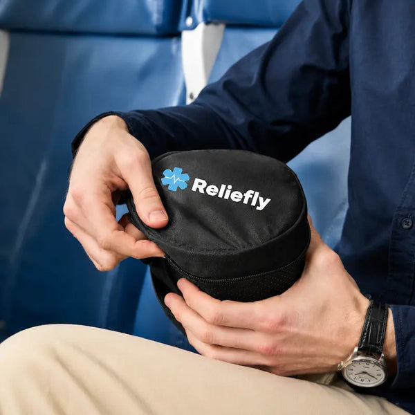 Take out the travel cushion from the carry bag.